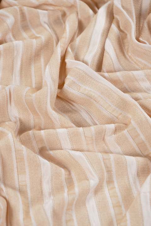 Striped viscose knitwear