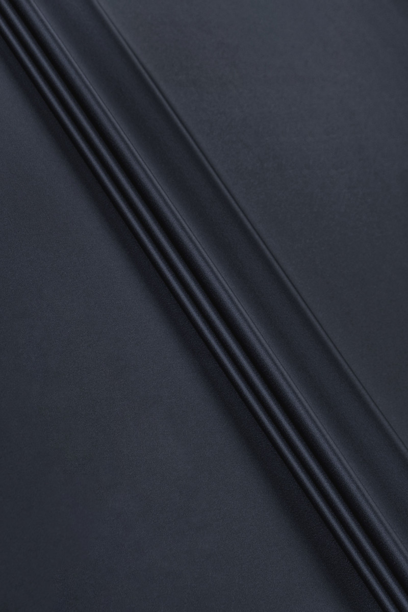 Cadi silk with viscose grey-navy blue