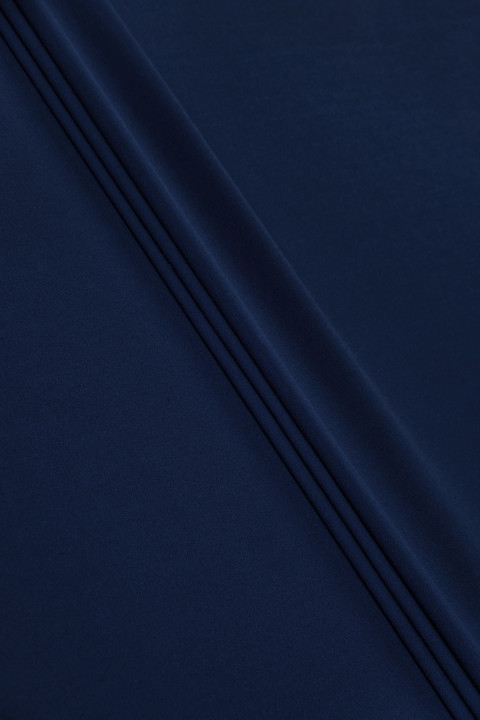 Dress georgette navy blue