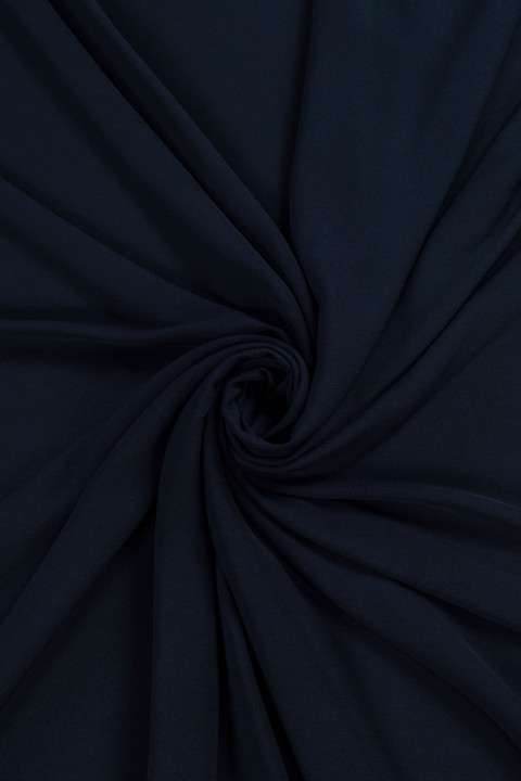 Dress georgette dark navy blue