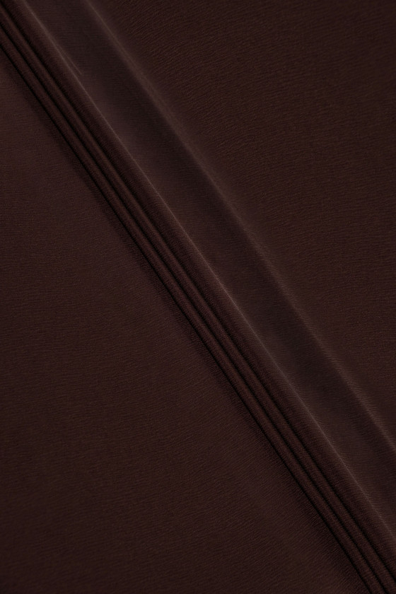 Krepa kreszowana - brązowa KUPON 120cm