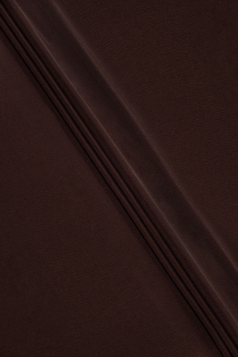 Krepa kreszowana - brązowa KUPON 120cm