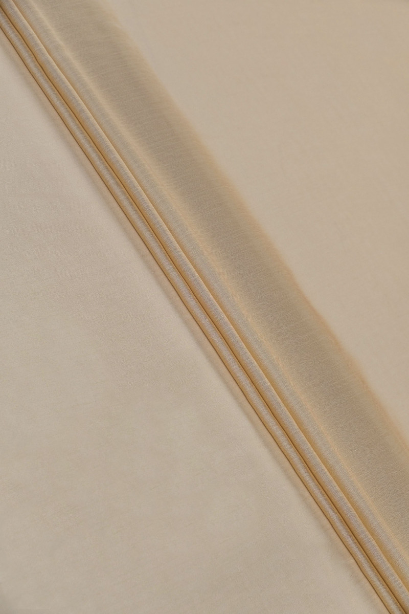 Polyester chiffon two-tone - light beige/dark beige