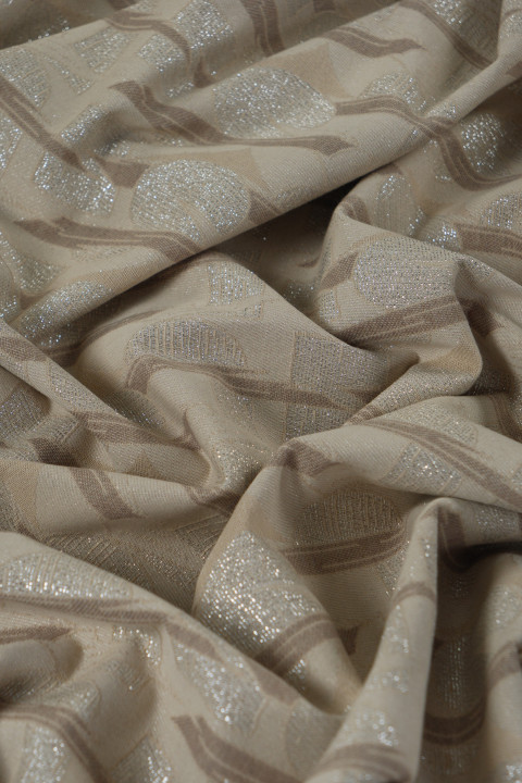 Jacquard beige-silver