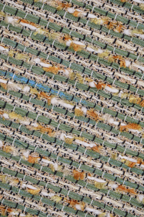 Chanel fabric beige-olive