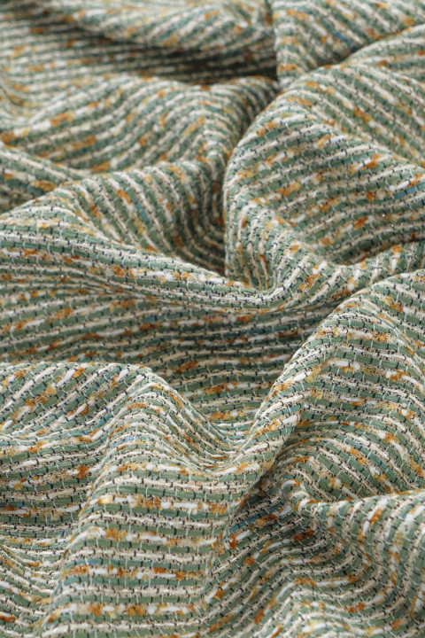Chanel fabric beige-olive
