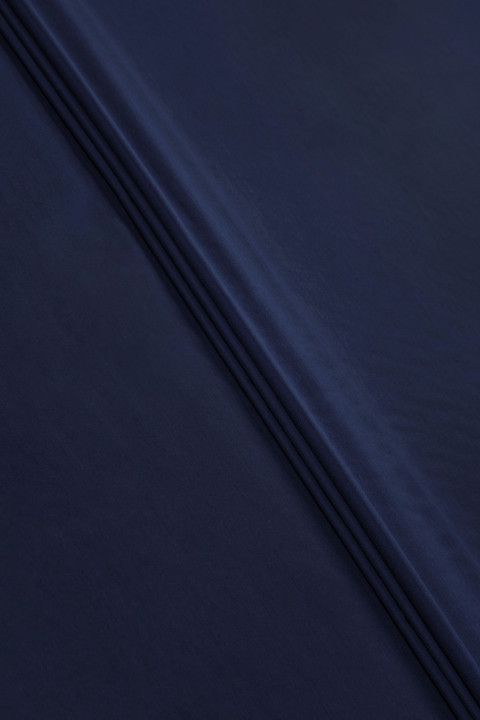 Wool with cashmere navy blue