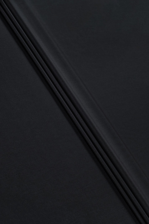 Graphite costume wool with gloss