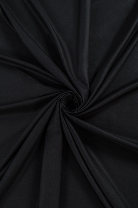 Graphite costume wool with gloss