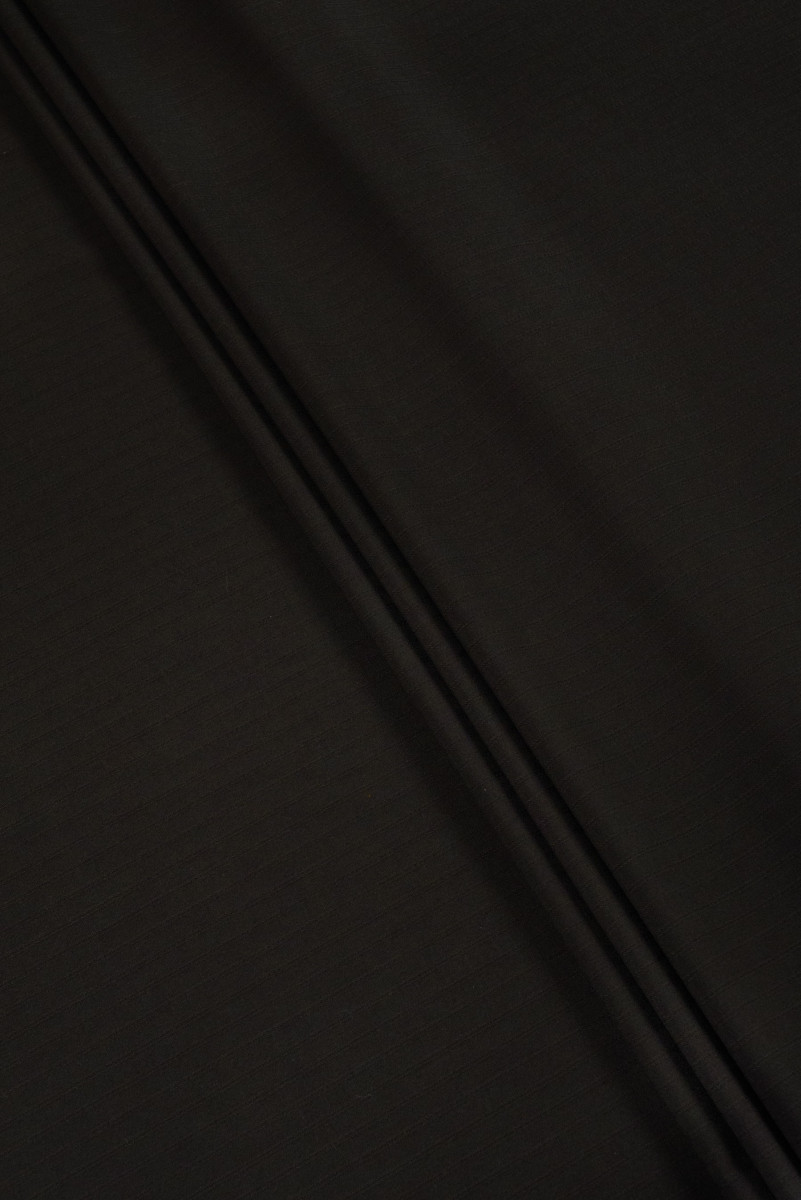 Striped costume fabric - dark brown