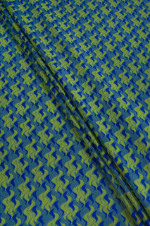 Jacquard hullámokban - búzavirág-mész