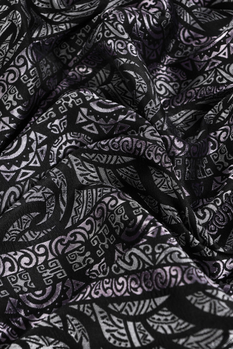 Striped oriental jacquard