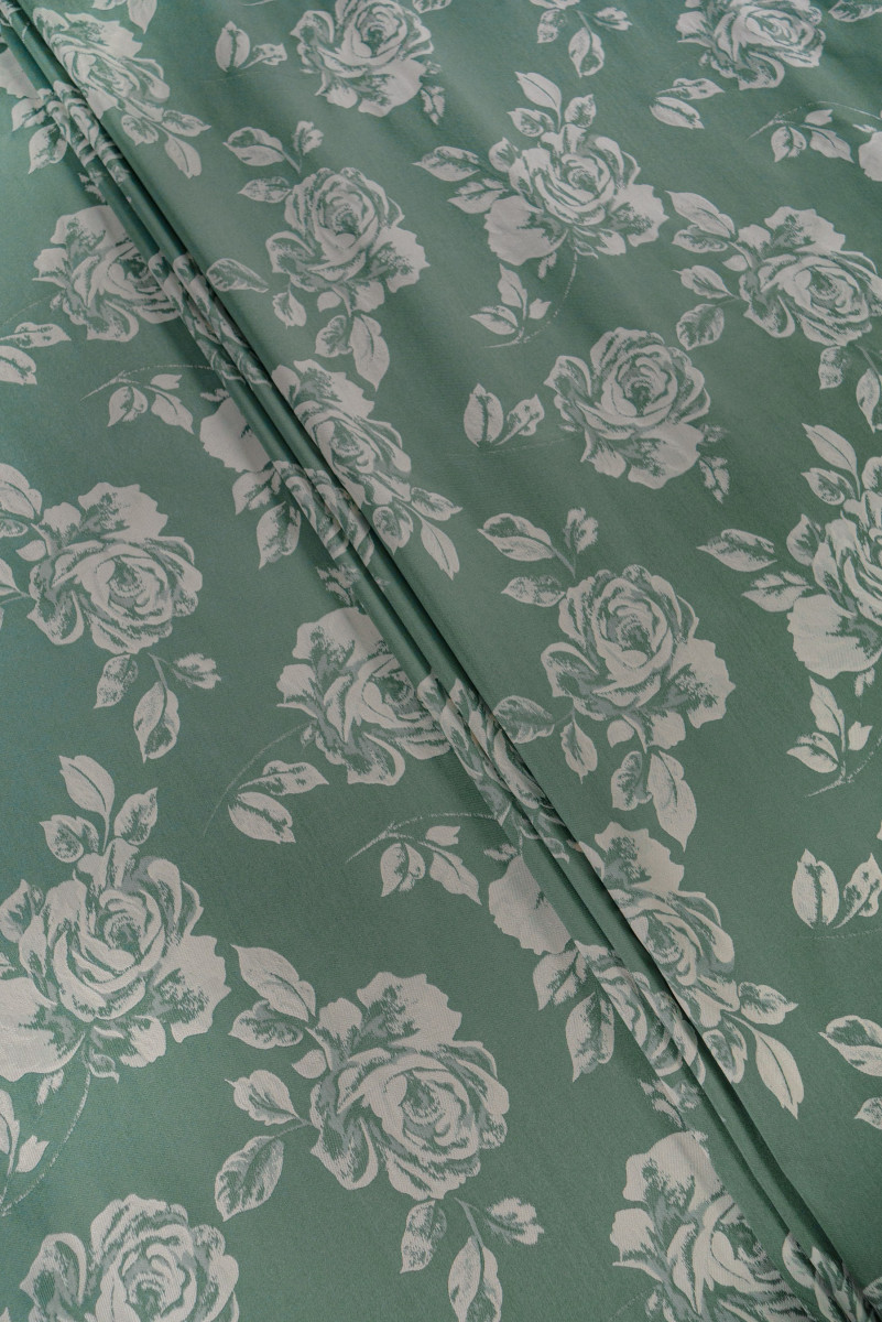 CUPON jacquard floral 110cm