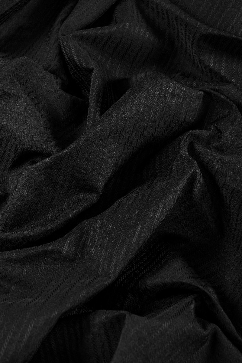 Jacquard gesigneerd - zwart