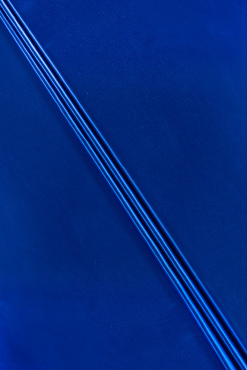 Taffeta de bleuet satiné KUPON 100 cm