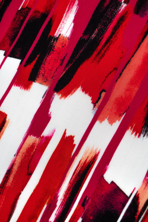 Polyester twill in colorful patterns