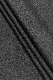 Knitted jersey black melange