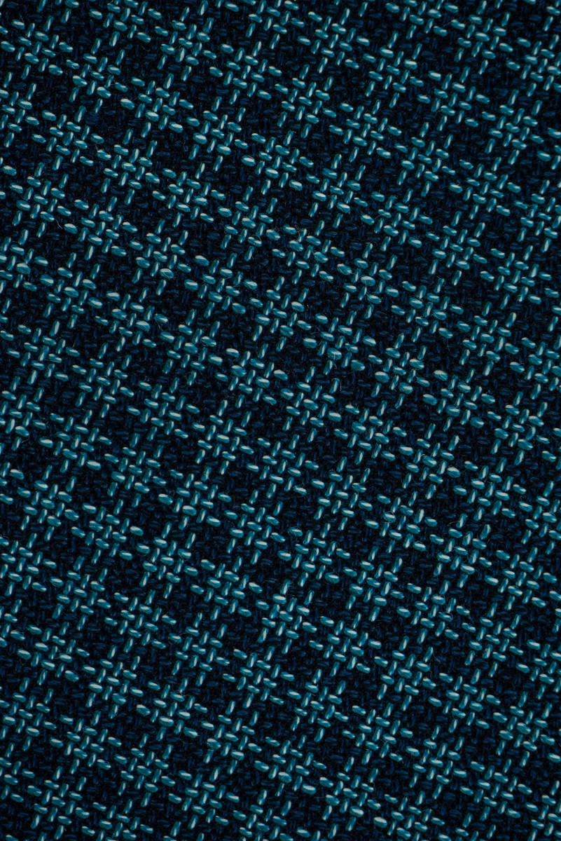 Wełna kostiumowa w krateczkę KUPON 170cm