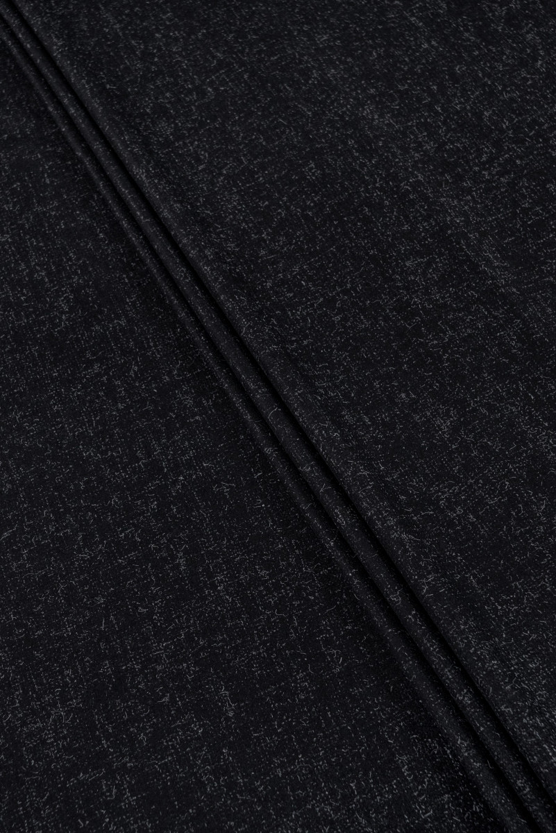 Traje de lana negro y gris
