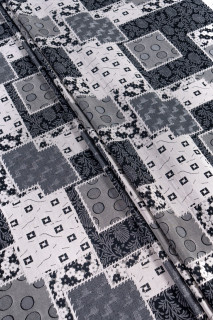 Patchwork jacquard
