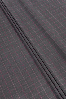 Checkered costume wool