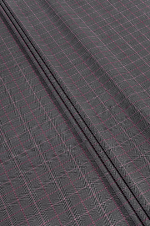 Checkered costume wool