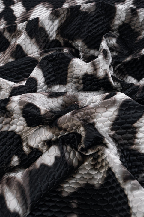 Quilted jacket fabric
