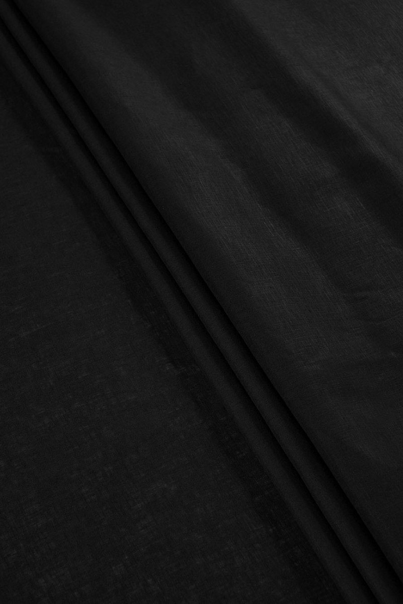 Natural black linen