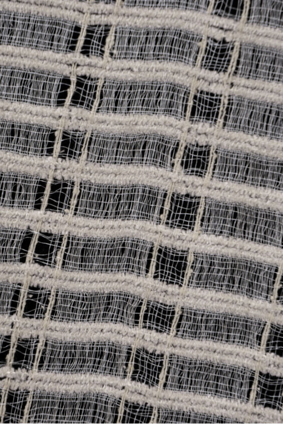 Ecru viskose mesh