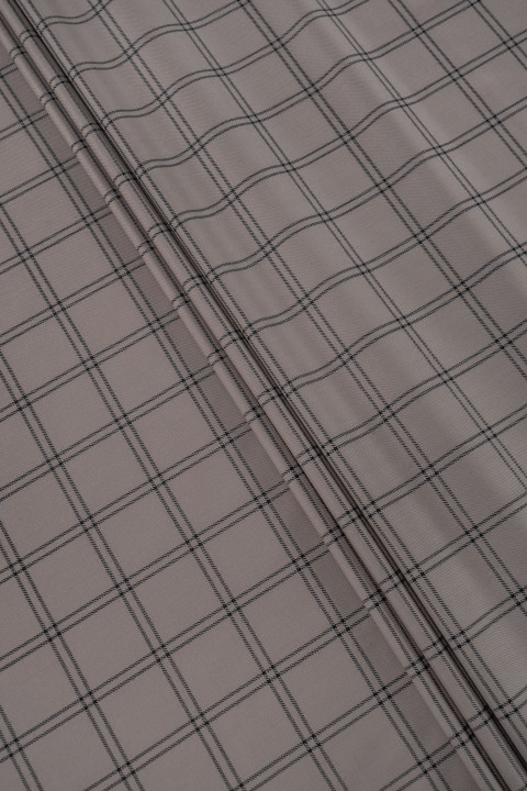 Checkered costume wool
