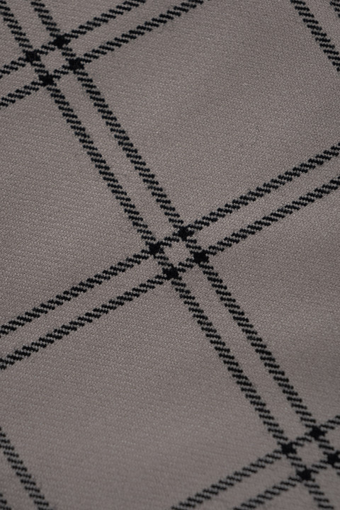 Checkered costume wool
