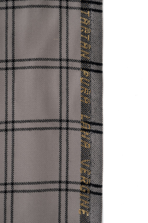 Checkered costume wool