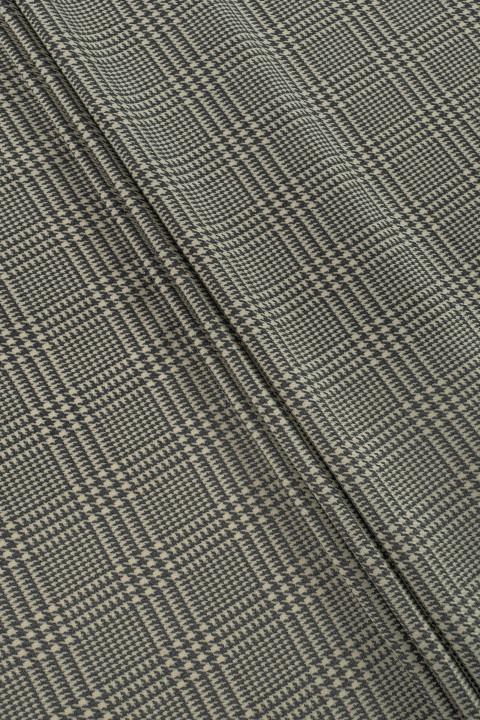 Plaid costume wool