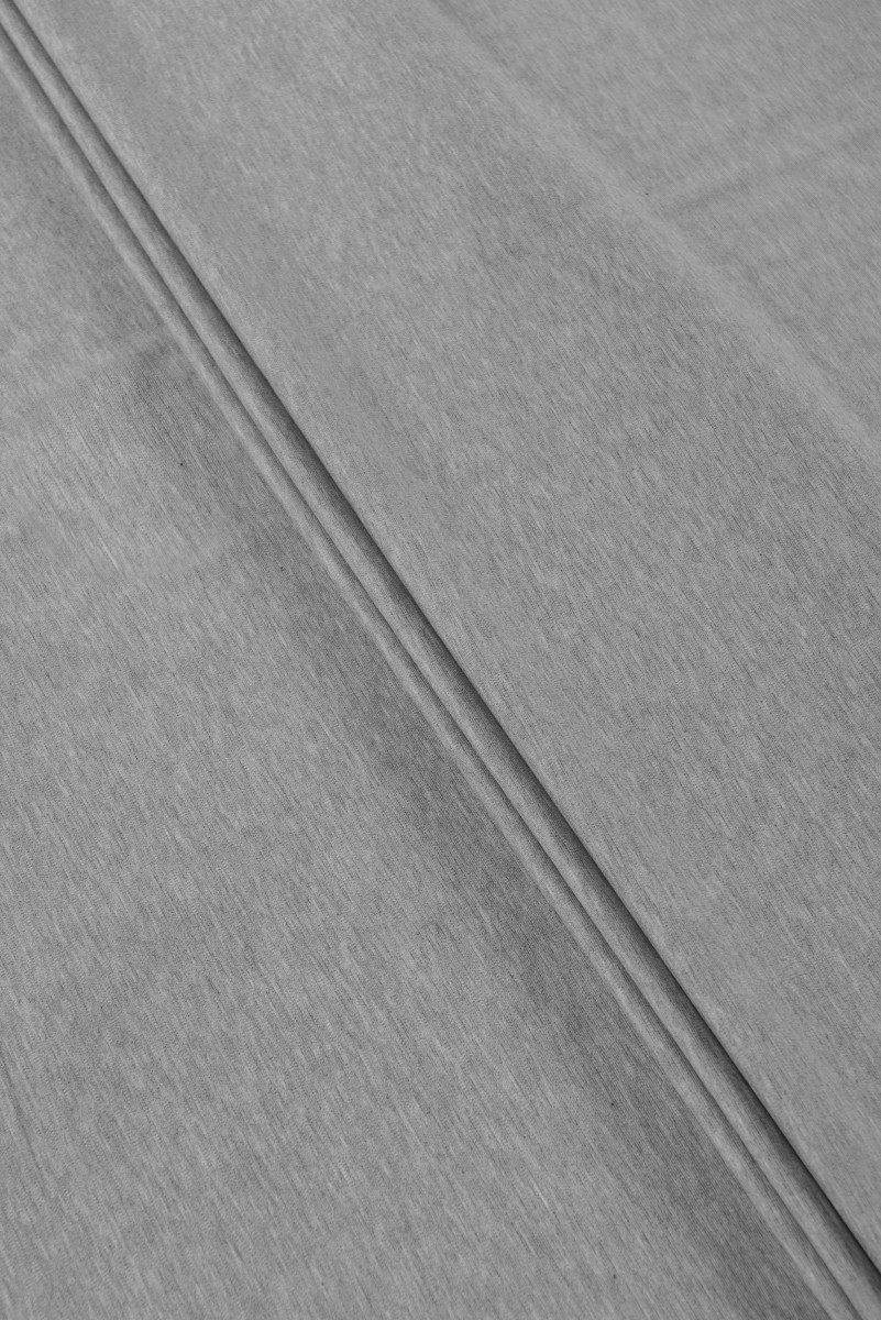 Tessuto jersey grigio chiaro - melange