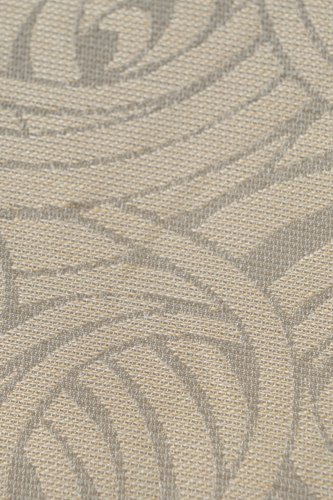 Jacquard beige-argent