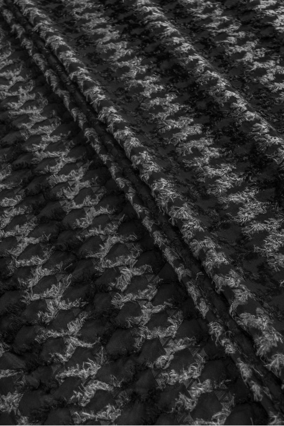 Jacquard with tassels