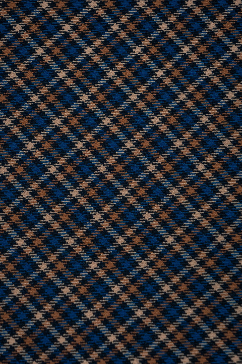 Checkered costume wool