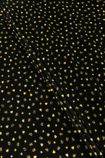 Melns sporta krekla audums - parakstīts
