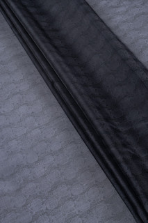 Květinová hedvábná organza