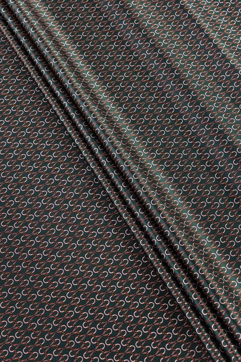 Silk satin - small patterns