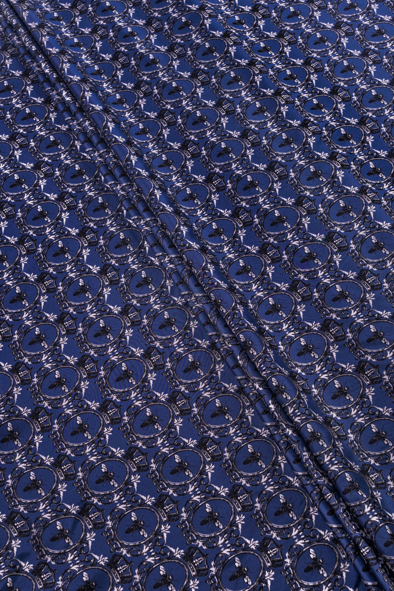 Nœuds papillon en sergé de soie - bleu marine
