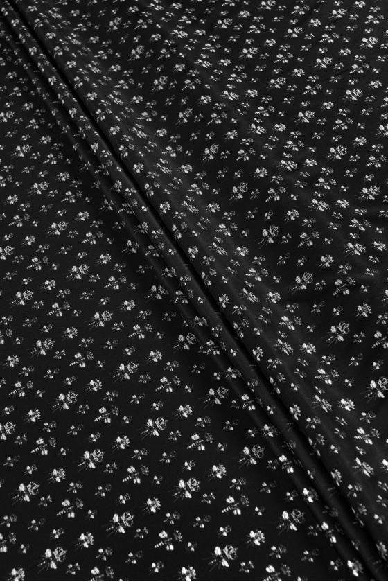 Twill silk bow ties black...