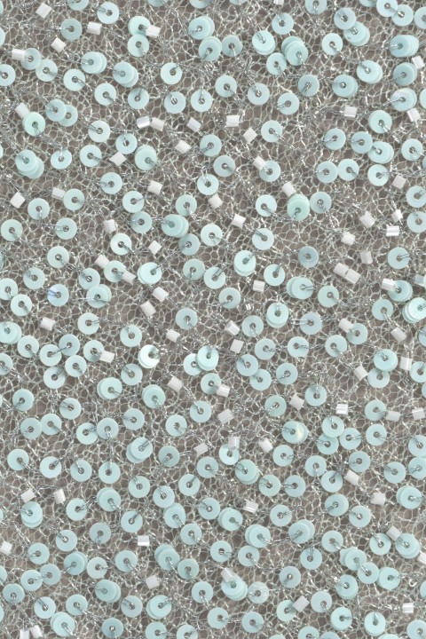Evening sequins - mint