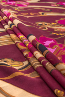 Zīda šifona apdruka