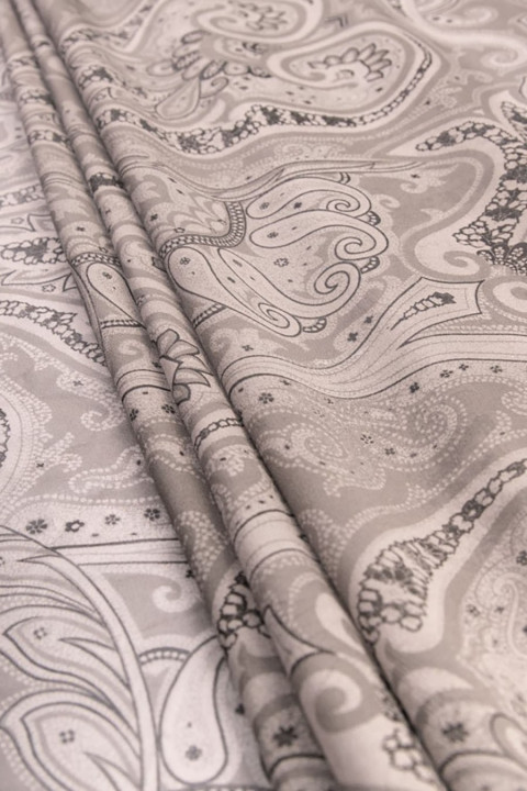 Printed chiffon silk