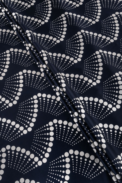 Cotton with polka dots