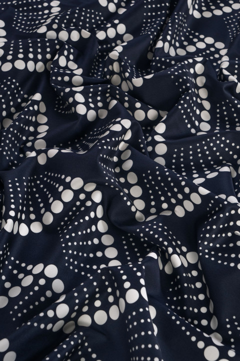 Cotton with polka dots
