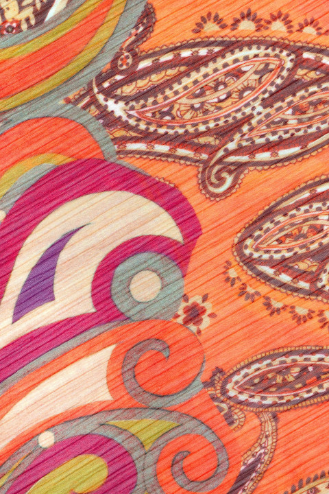 Oriental crescent chiffon