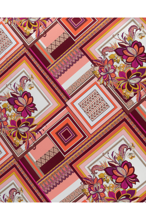 Patchwork aus Polyester-Strickgewebe