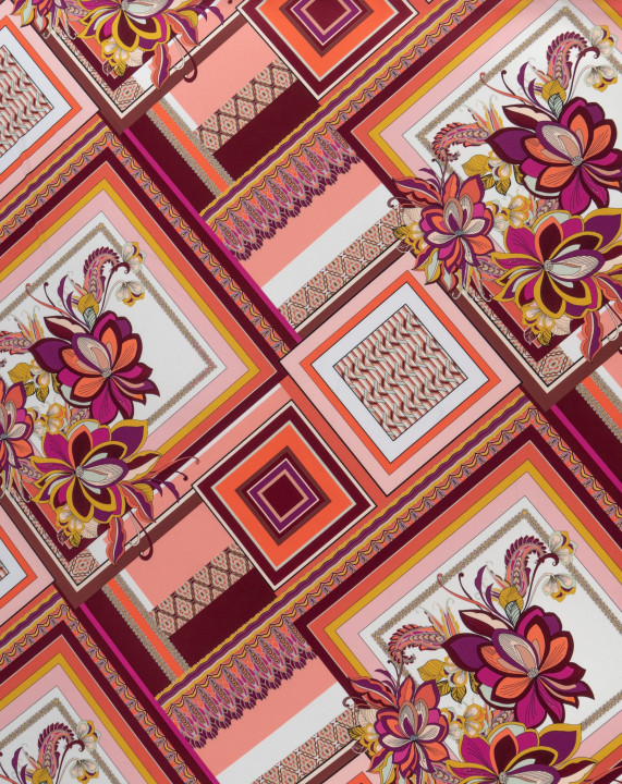 Polyester knitted fabric patchwork